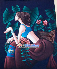 Batik Hanging-Chinese Beauty 2