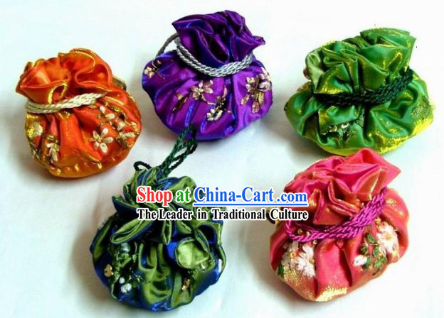 Chinese Classic Hand Made Furling Purse-Chrysanthemum