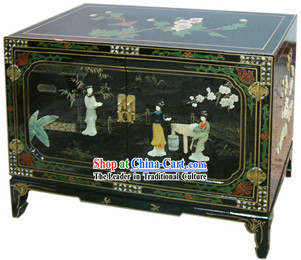 Chinese Palace Lacquer Ware Cabinet