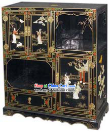 Chinese Large Palace Lacquer Ware Cabinet