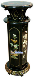 Chinese Palace Lacquer Ware Flower Shelf 2