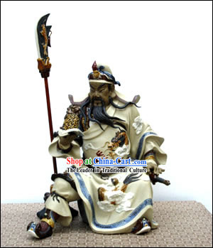 Hand Made Shi Wan Artistic Ceramics-Ancient Hero Wu Yunzhi