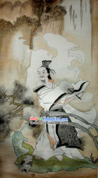 Chinese Traditional Painting-Li Bai Poet Got Drunk