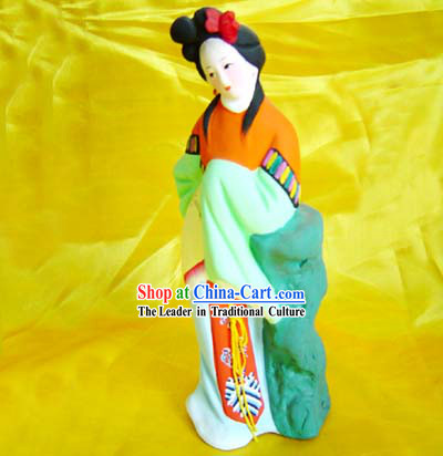 Beijing Hand Made Clay Figurine-Lin Daiyu