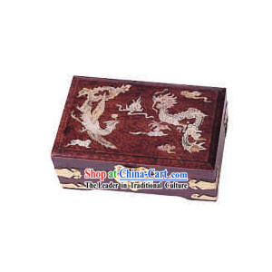 Chinese Chopsticks Box and Jewel Caskets-Dragon and Phoenix Bless