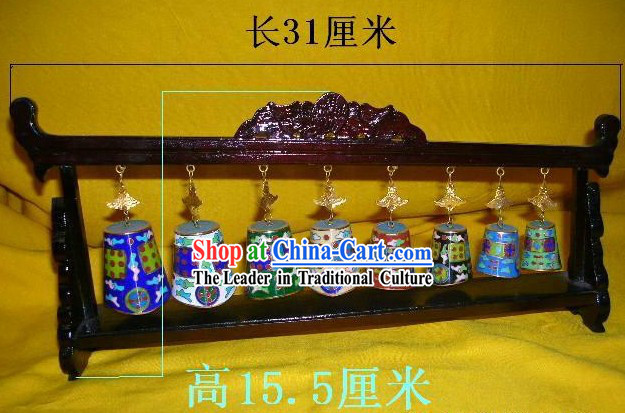 Chinese Stunning Palace Cloisonne Collectible-Bian Zhong