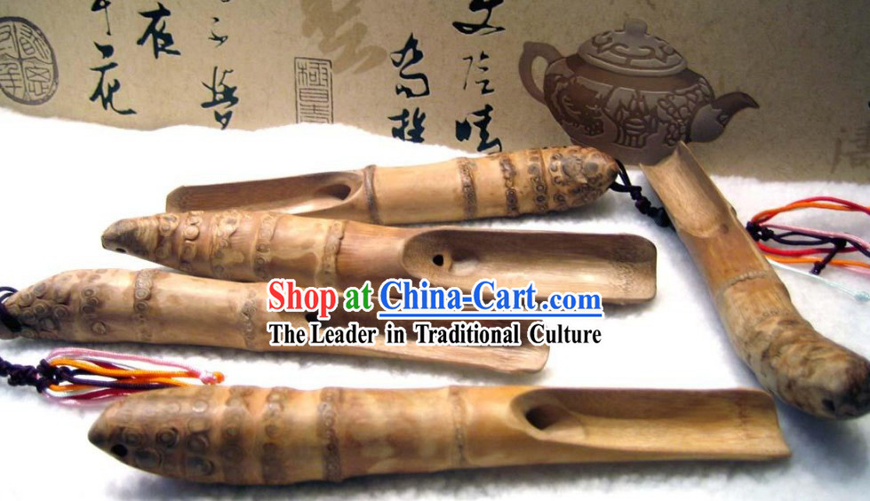 Chinese Hand Made Tea Bamboo Spoon