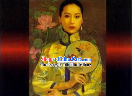 Chinese Oil Painting-Ancient Beauty