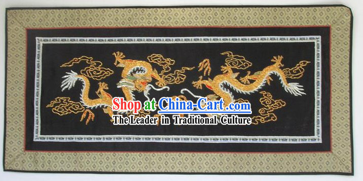 Chinese Hand Embroidered Handicraft-Dragons