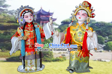 Handmade Peking Silk Figurine Doll - Eternal Love