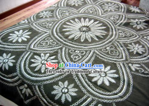 Chinese Classical Large Batik Tablecloth-Flower