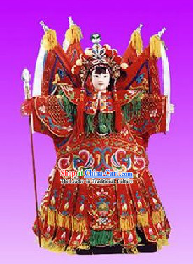 Chinese Classic Original Hand Puppet Handicraft - Mu Guiying