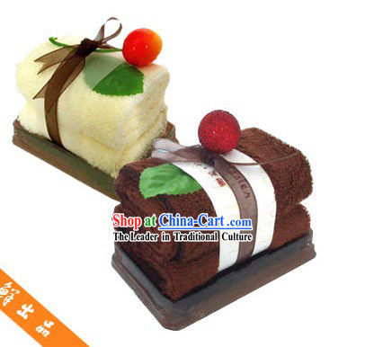 Towel Cake Decoration - Christmas and New Year Gift