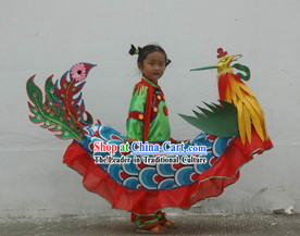 Chinese Traditional Handmade Phoenix Costumes for Children