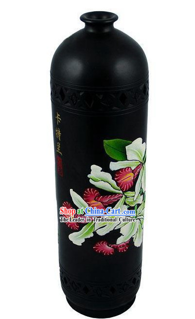 Chinese Traditional Longshan Black Pottery - Bowring Cattleya