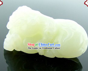 Kai Guang Feng Shui Nephrite Chinese Cabbage Statue _protecting fortunate luck_