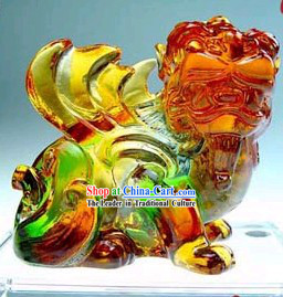 Chinese Classic Kai Guang Colored Glaze Pi Xiu _avoid bad and bring luck_