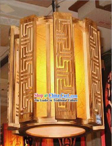 Chinese Antique Style Wooden Ceiling Palace Lantern