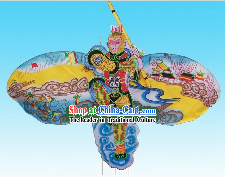 Chinese Traditional Weifang Hand Painted and Made Kite - Monkey King