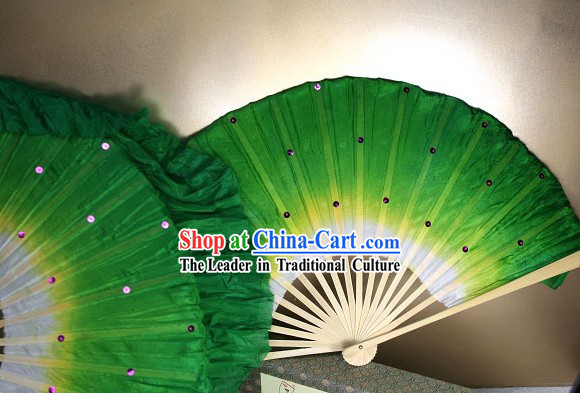 Supreme Chinese Silk Hands Fan with Sequin