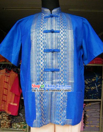 Traditional Thai Blouse Costume Complete Set for Men