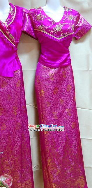 Traditional Thai Dance Costume Complete Set