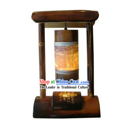 Chinese Traditional Bamboo Table Lantern