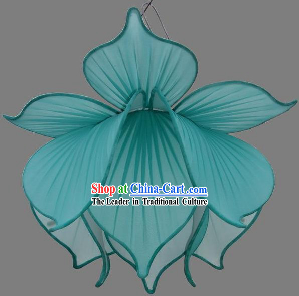 Large Silk Lotus Ceiling Lantern