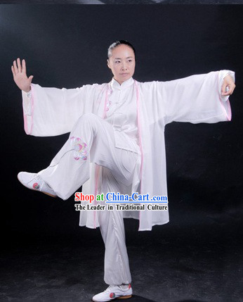 Chinese Classical Sifu Martial Arts Performance Uniform Complete Set