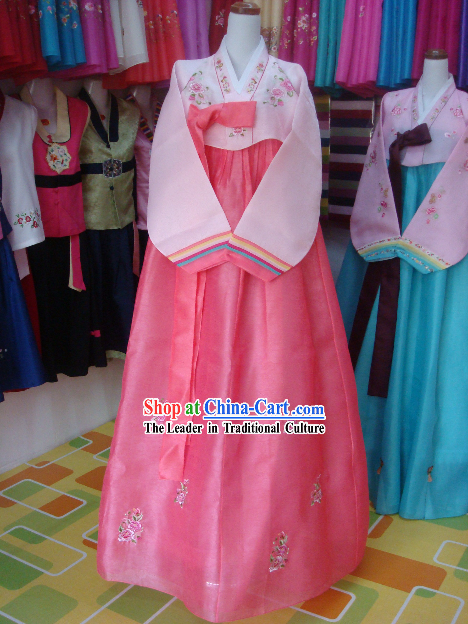 Traditional Korean Mother Hanbok Wedding Dress