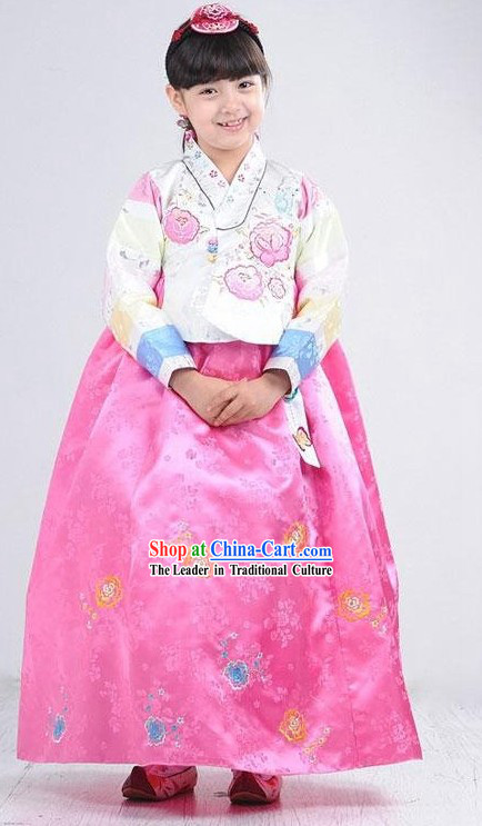 Traditional Korean Children Hanbok Complete Set