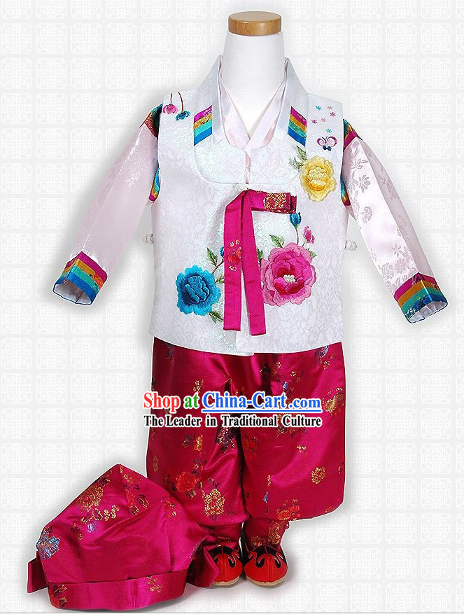 Traditional Korean Baby Hanbok Complete Set