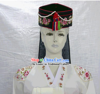 Traditional Korean Embroidery Hat