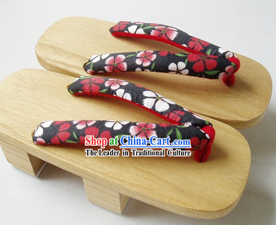 Traditional Japanese Yukata Shoes Set for Women