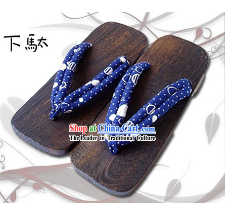 Traditional Japanese Kimono Geta for Men