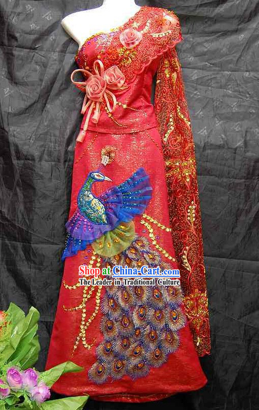 Traditional Thailand Wedding Dress for Women