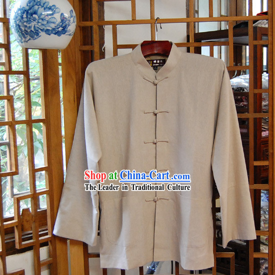 Chinese Classical Mandarin Blouse for Men