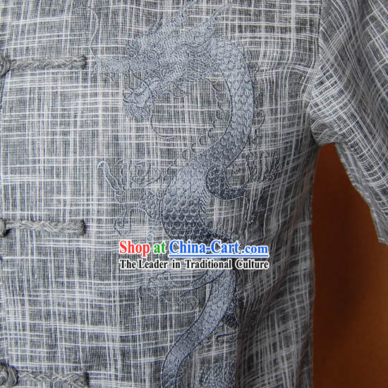 Chinese Tang Zhuang Men Shirt