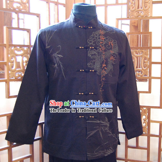 Chinese Classic Traditional Mandarin Blouse for Man