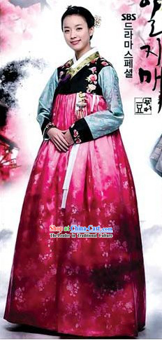 Ancient Korean Women Hanbok Set