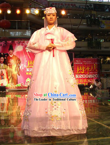 Traditional Korean Wedding Dress for Bride