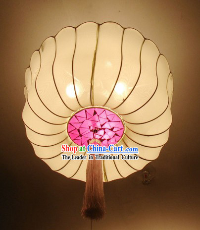 Chinese Handmade Large Lotus Ceiling Lantern