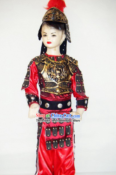 Ancient Chinese Armor Costume for Children