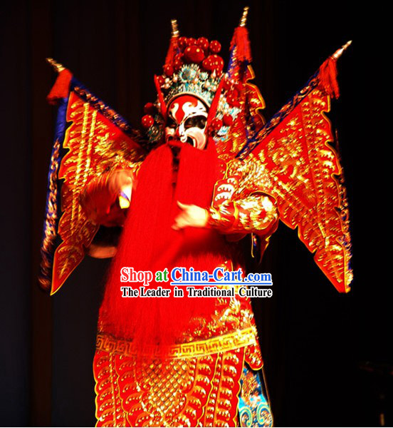 Chinese Classic Beijing Opera Ancient Costumes for General - Da Kao Armor