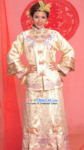 Chinese Classic Couple Wedding Anniversary Dress for Women