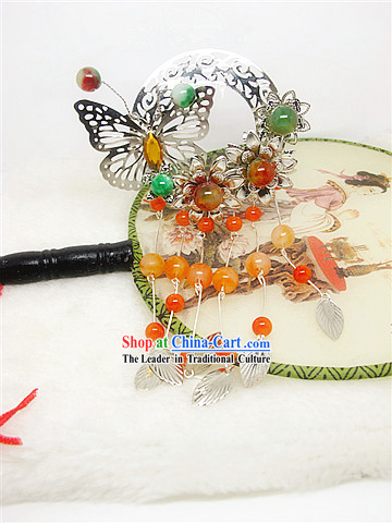Traditional Chinese Handmade Butterfly Hair Jewelry