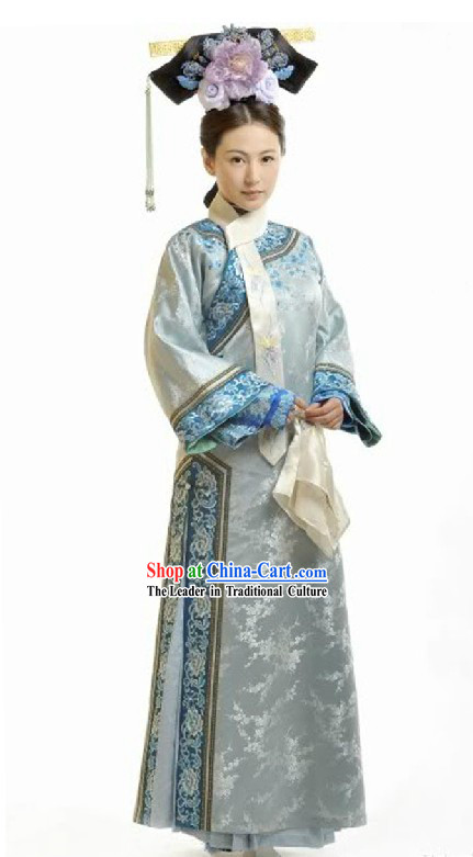 Bu Bu Jing Xin Qing Dynasty Chieftain Wife Clothing Complete Set