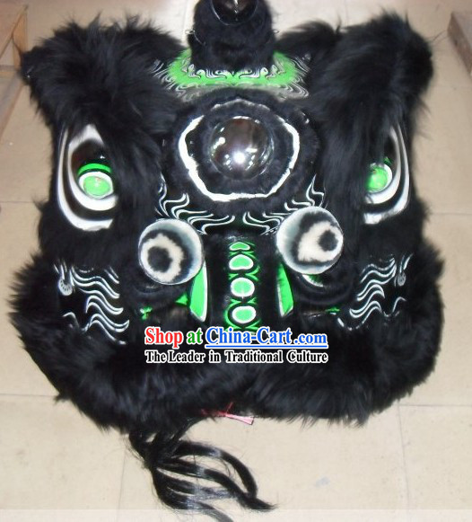 Classic Liu Bei Tiger Stripe Pattern Lion Dance Costumes Complete Set