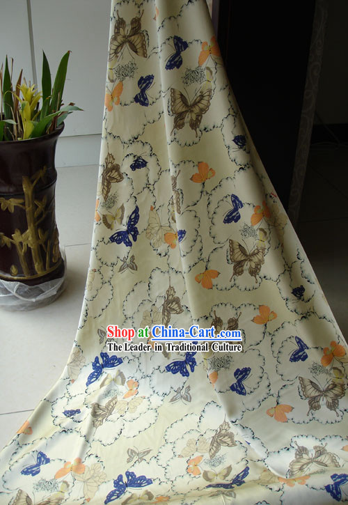 Chinese Butterfly Silk Fabric