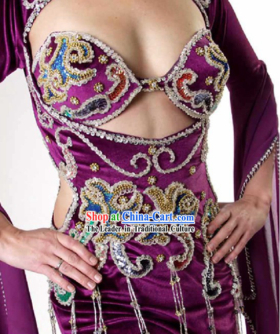 Hand Made Belly Dance Costumes Complete Set